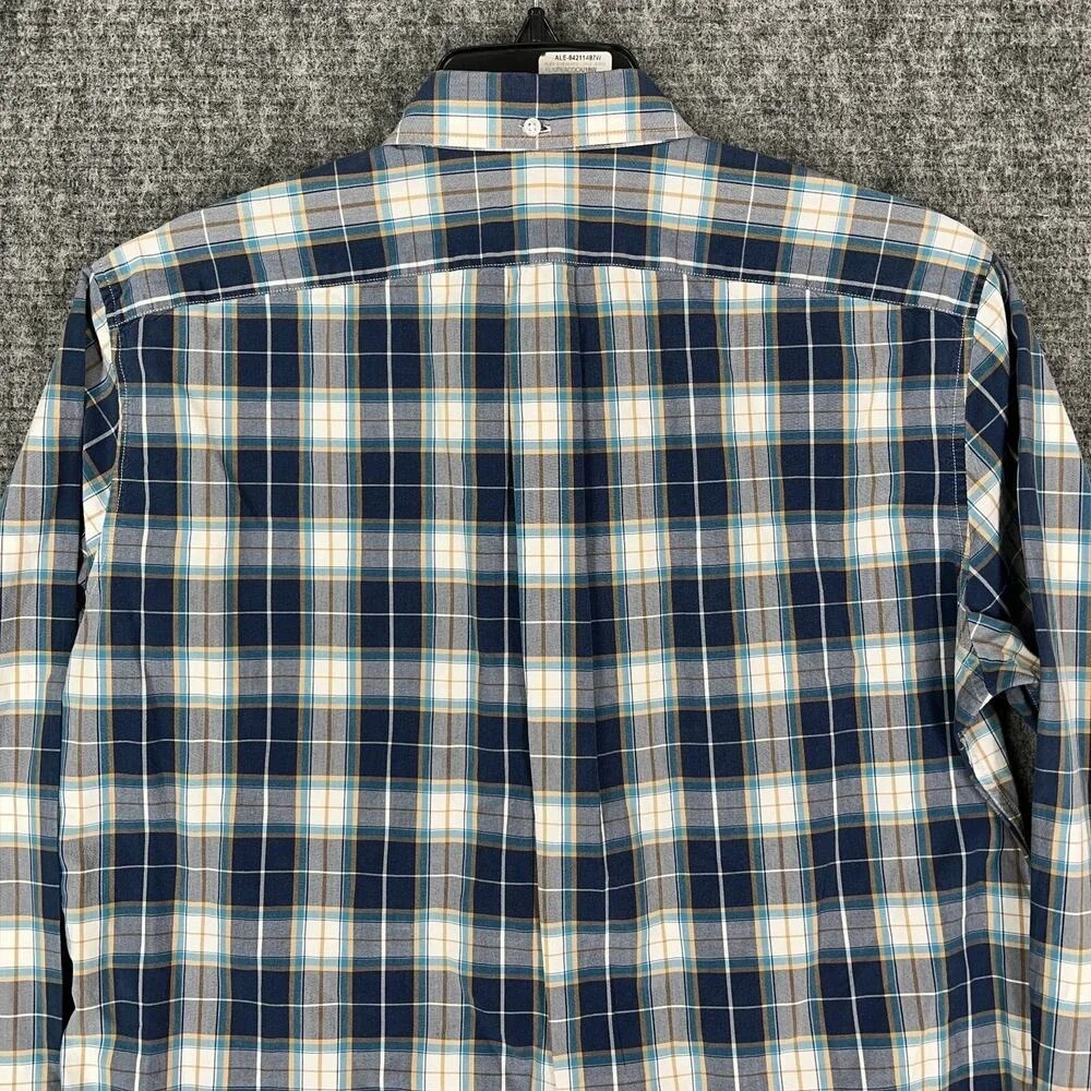 J Crew Plaid Shirt Men L Casual Everyday‎ Workwear Layering Classic Fit Office